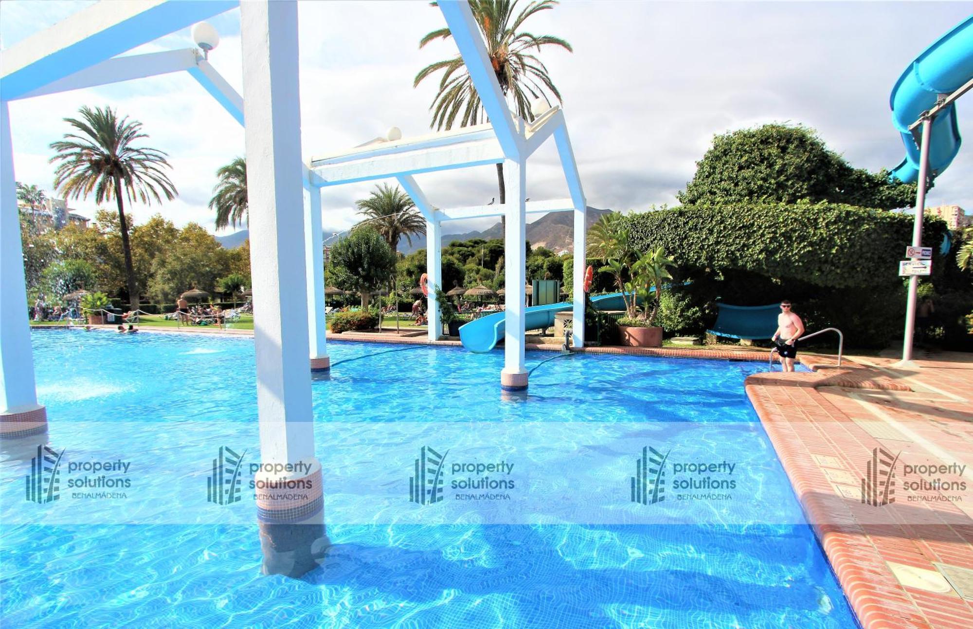Benalbeach 1010 - Vista Al Mar - Piscina Todo El Ano - Primera Linea De Playa Benalmádena Buitenkant foto