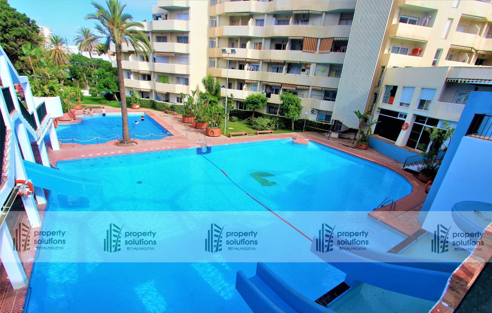 Benalbeach 1010 - Vista Al Mar - Piscina Todo El Ano - Primera Linea De Playa Benalmádena Buitenkant foto